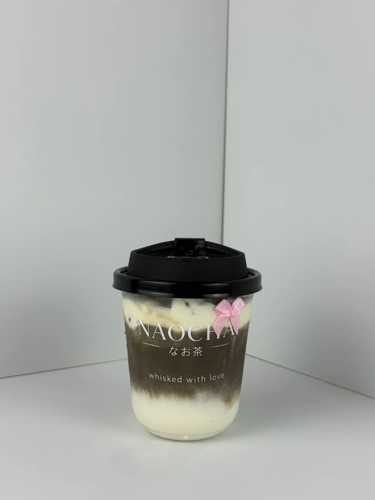 Hojicha Einspanner — petite cup